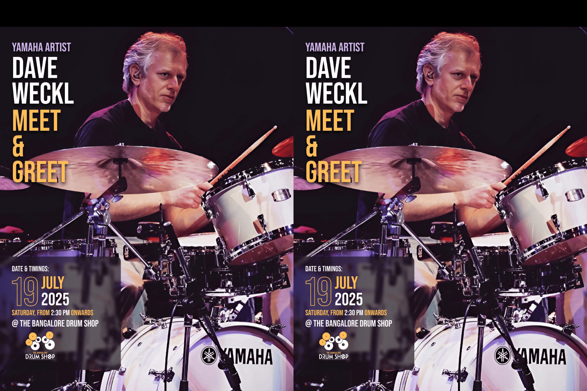 Meet & Greet with Dave Weckl poster