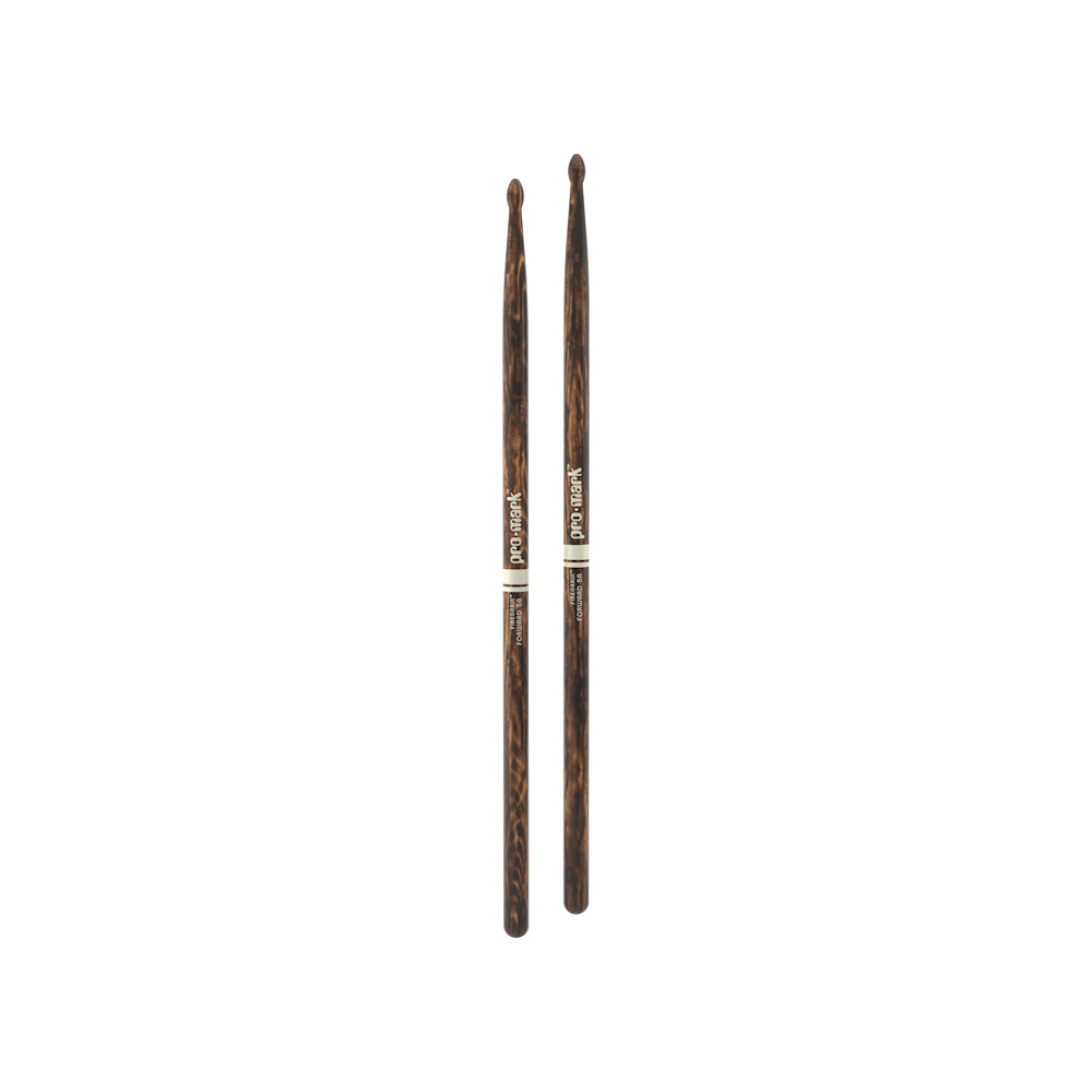 Promark 5A FireGrain Wood Tip Classic Forward Drum Sticks image