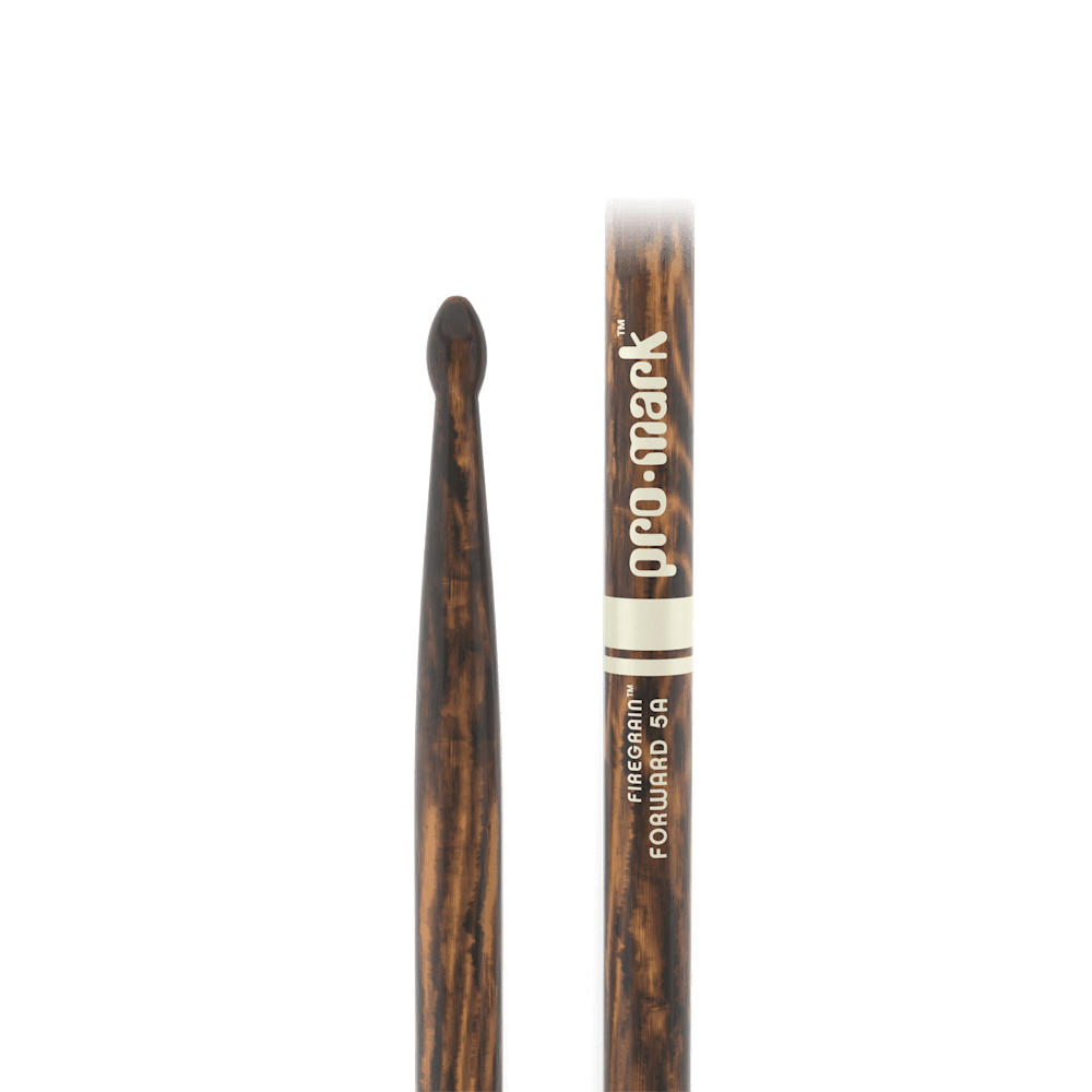 Promark 5A FireGrain Wood Tip Classic Forward Drum Sticks image