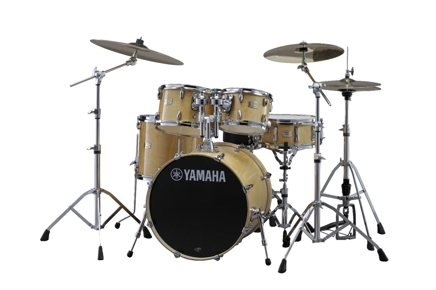 Yamaha Stage Custom SBP2F5 5-Piece Shell Pack, Natural Wood image