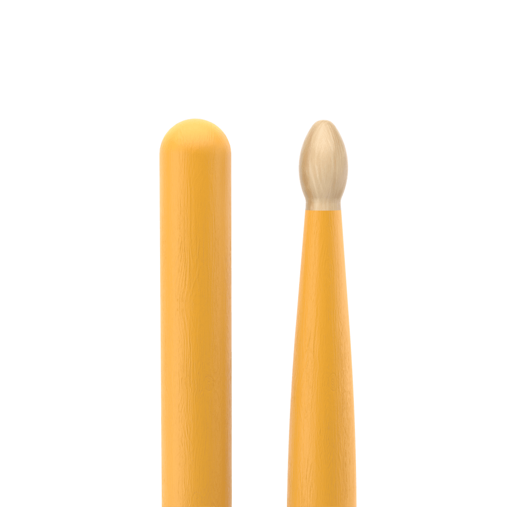 Promark 5A Yellow Wood Tip Classic Forward Drum Sticks image
