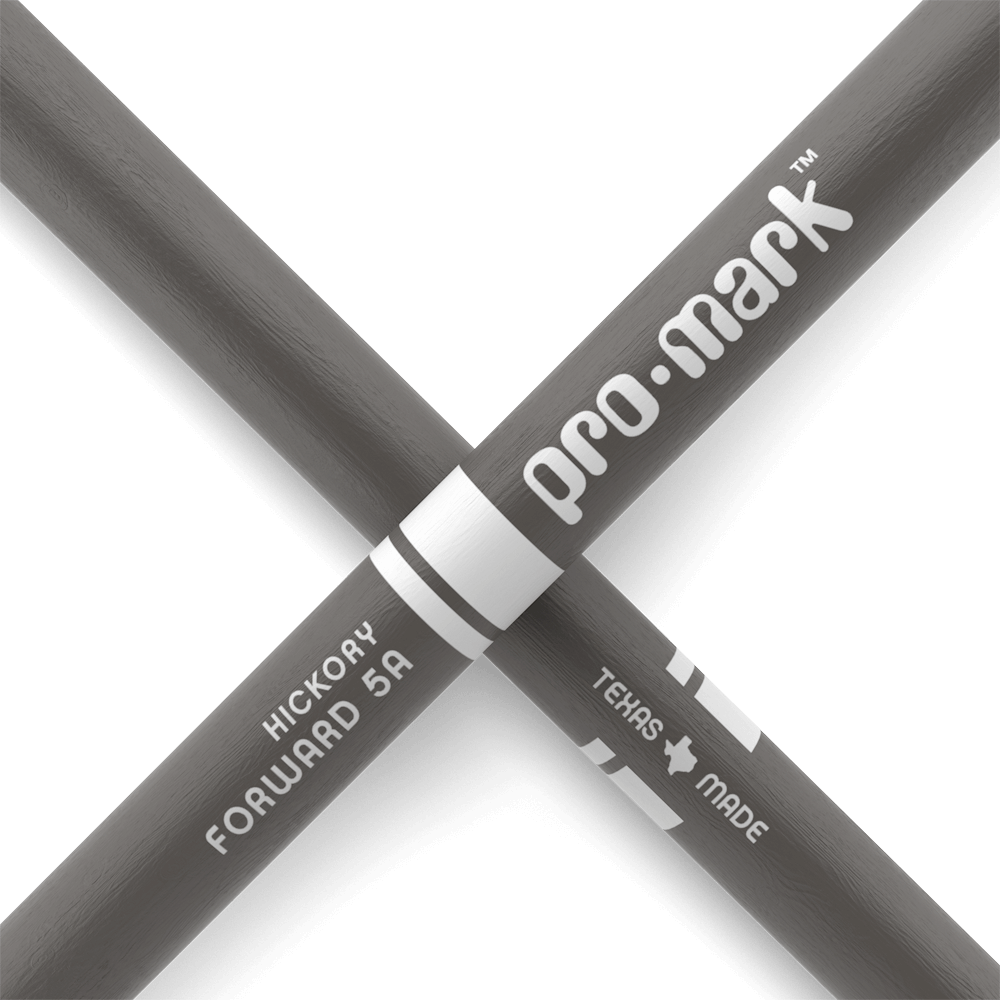 Promark 5A Grey Wood Tip Classic Forward Drum Sticks image