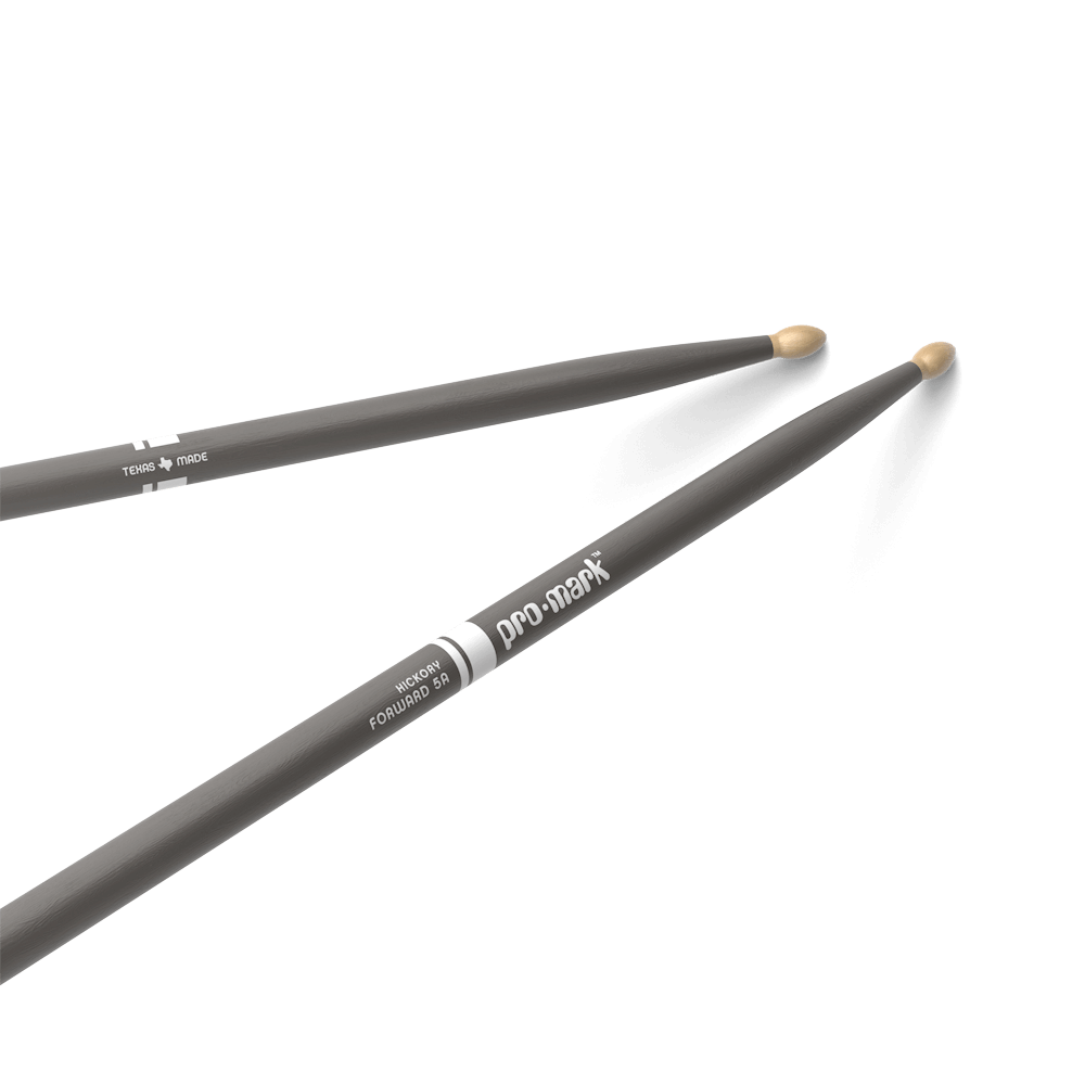 Promark 5A Grey Wood Tip Classic Forward Drum Sticks image