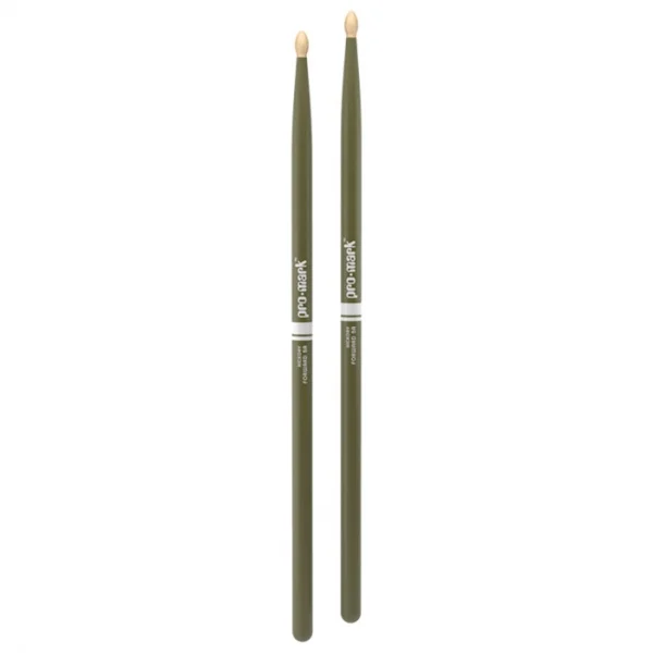 Promark 5A Green Wood Tip Classic Forward Drum Sticks image