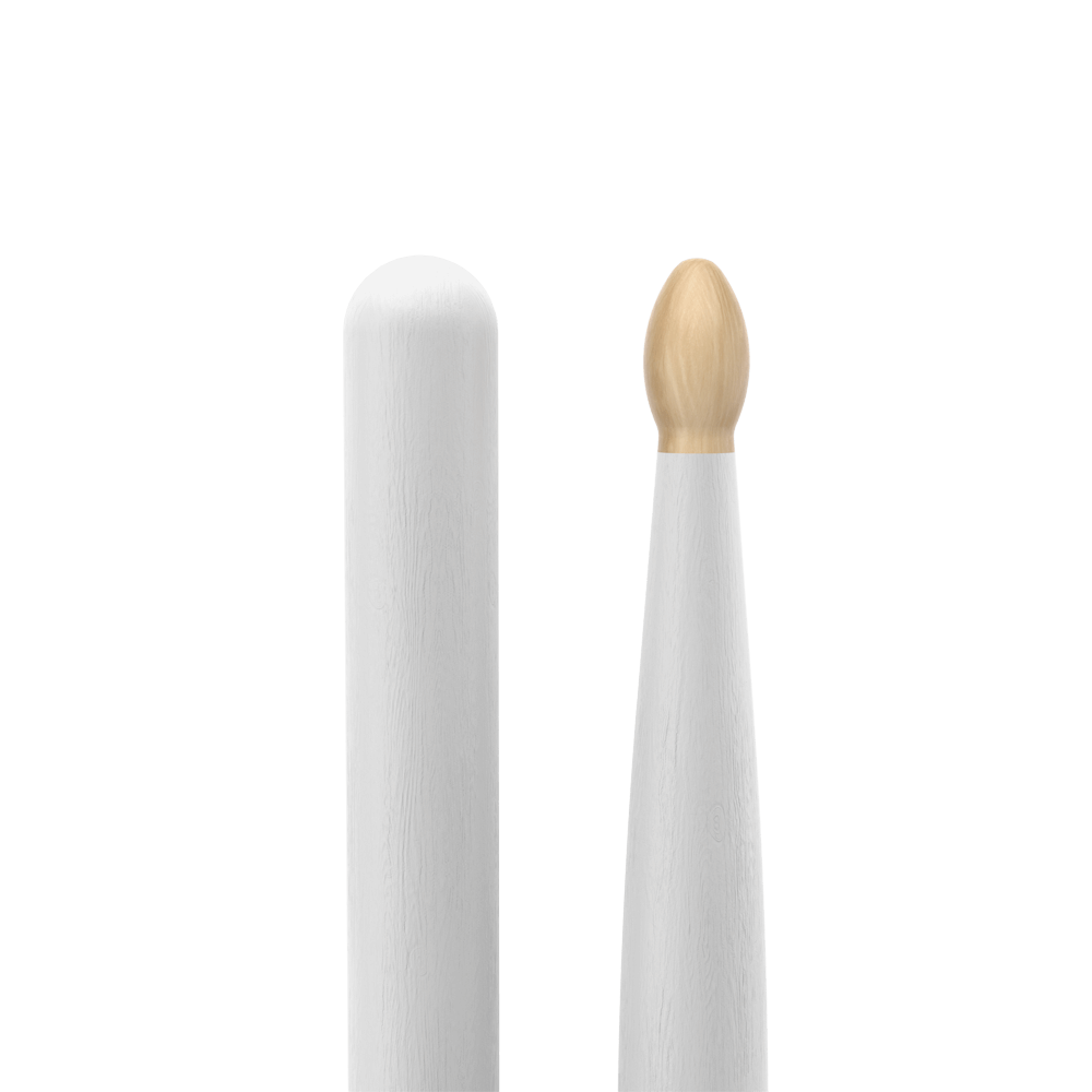 Promark 5A White Wood Tip Classic Forward Drum Sticks image