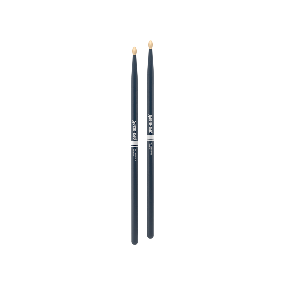 Promark 5A Blue Wood Tip Classic Forward Drum Sticks image