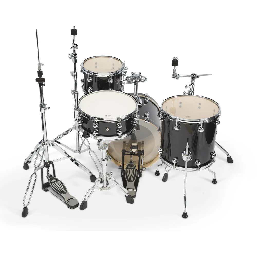 Natal Arcadia Birch Traditional Jazz 4-Piece Shell Pack in Black Sparkle image