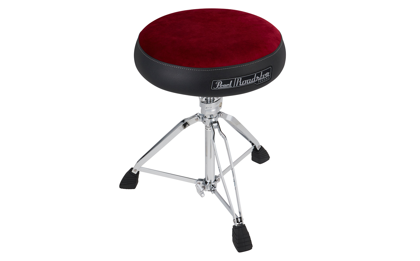 Pearl D1500RST Roadster Multi-Core Drum Throne - Red Top image